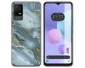 Funda Silicona para TCL 406 diseño Mármol 09 Dibujos