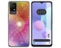 Funda Silicona para TCL 406 diseño Abstracto Dibujos