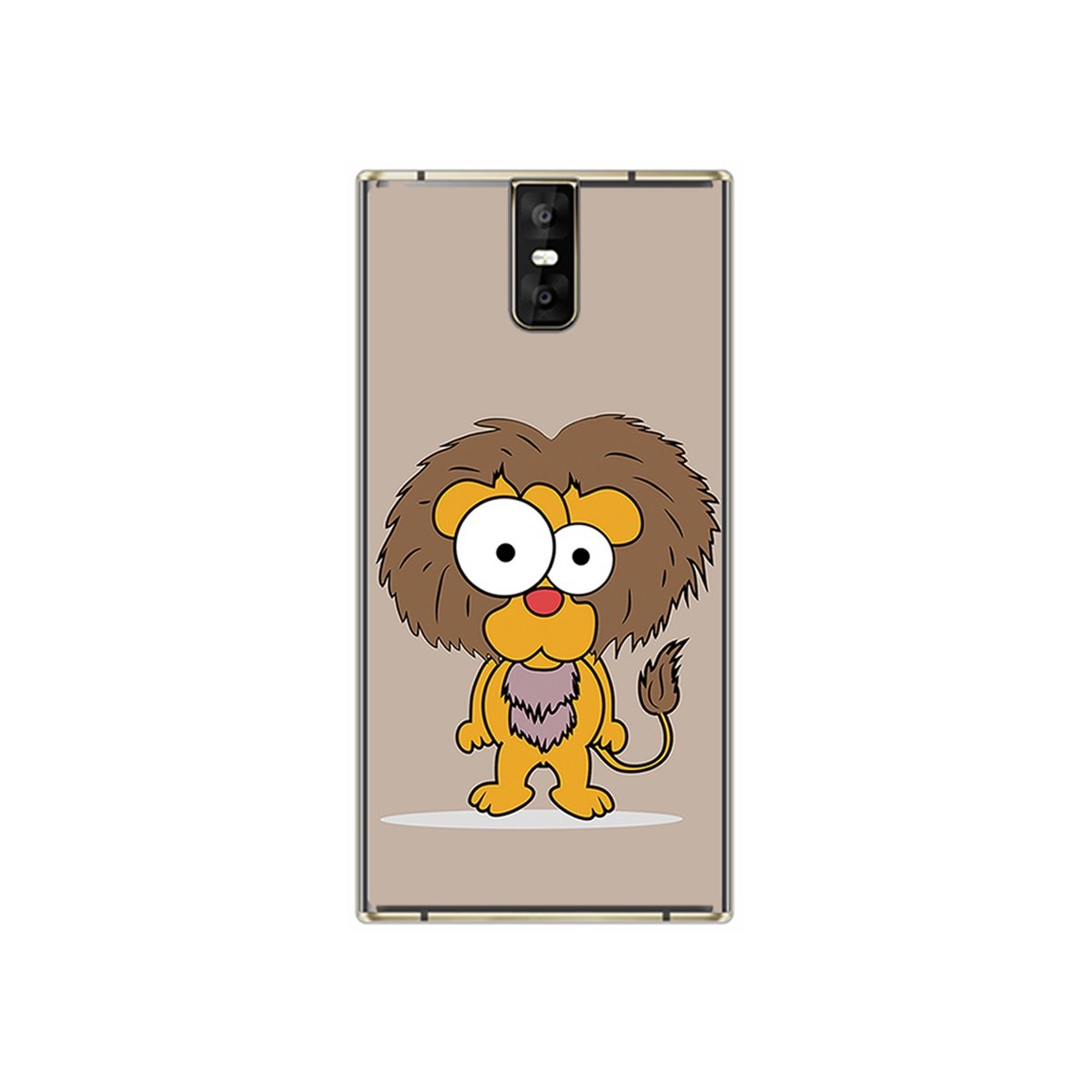 Funda Gel Tpu para Oukitel K3 Diseño Leon Dibujos