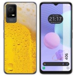 Funda Silicona para TCL 406 diseño Cerveza Dibujos