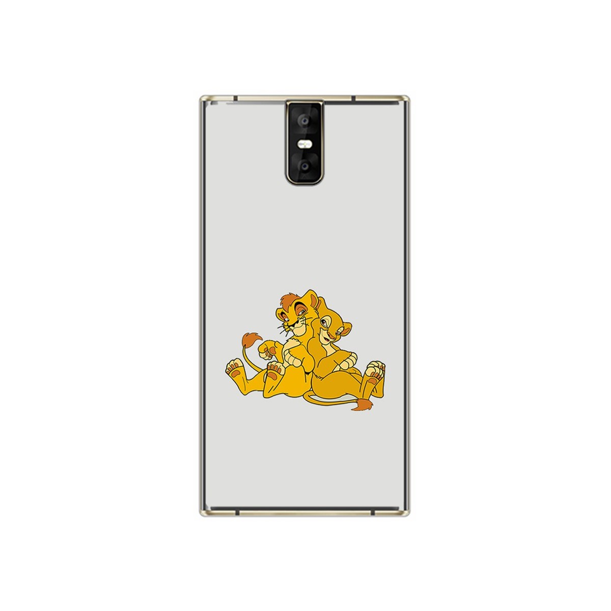 Funda Gel Tpu para Oukitel K3 Diseño Leones Dibujos