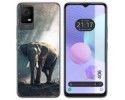 Funda Silicona para TCL 406 diseño Elefante Dibujos