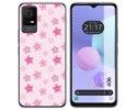 Funda Silicona para TCL 406 diseño Flores Dibujos