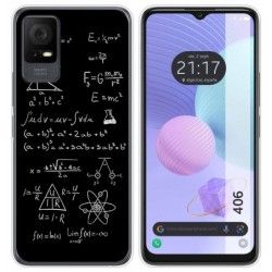 Funda Silicona para TCL 406 diseño Formulas Dibujos