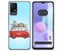 Funda Silicona para TCL 406 diseño Furgoneta Dibujos