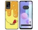 Funda Silicona para TCL 406 diseño Helado Vainilla Dibujos