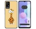 Funda Silicona para TCL 406 diseño Jirafa Dibujos