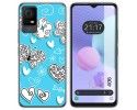 Funda Silicona para TCL 406 diseño Mariposas Dibujos
