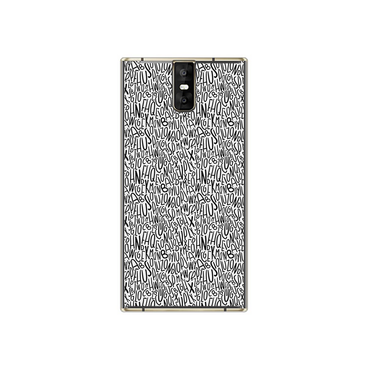 Funda Gel Tpu para Oukitel K3 Diseño Letras Dibujos