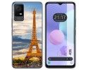 Funda Silicona para TCL 406 diseño Paris Dibujos