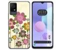 Funda Silicona para TCL 406 diseño Primavera En Flor Dibujos
