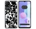 Funda Silicona para TCL 406 diseño Snow Camuflaje Dibujos