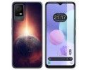Funda Silicona para TCL 406 diseño Tierra Dibujos