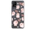 Funda Silicona Antigolpes para TCL 406 diseño Cerdos Dibujos