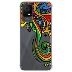 Funda Silicona Antigolpes para TCL 406 diseño Colores Dibujos