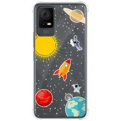 Funda Silicona Antigolpes para TCL 406 diseño Espacio Dibujos