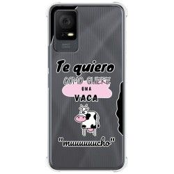 Funda Silicona Antigolpes para TCL 406 diseño Vaca Dibujos