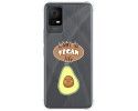 Funda Silicona Antigolpes para TCL 406 diseño Vegan Life Dibujos
