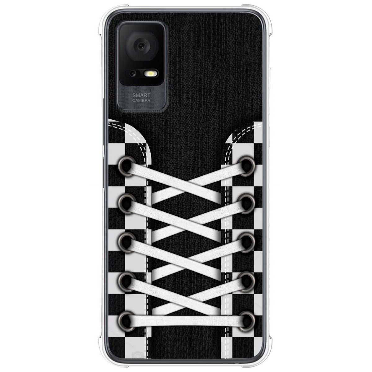 Funda Silicona Antigolpes para TCL 406 diseño Zapatillas 03 Dibujos