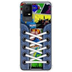 Funda Silicona Antigolpes para TCL 406 diseño Zapatillas 14 Dibujos