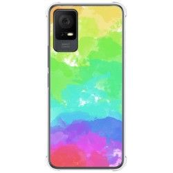Funda Silicona Antigolpes para TCL 406 diseño Acuarela 03 Dibujos