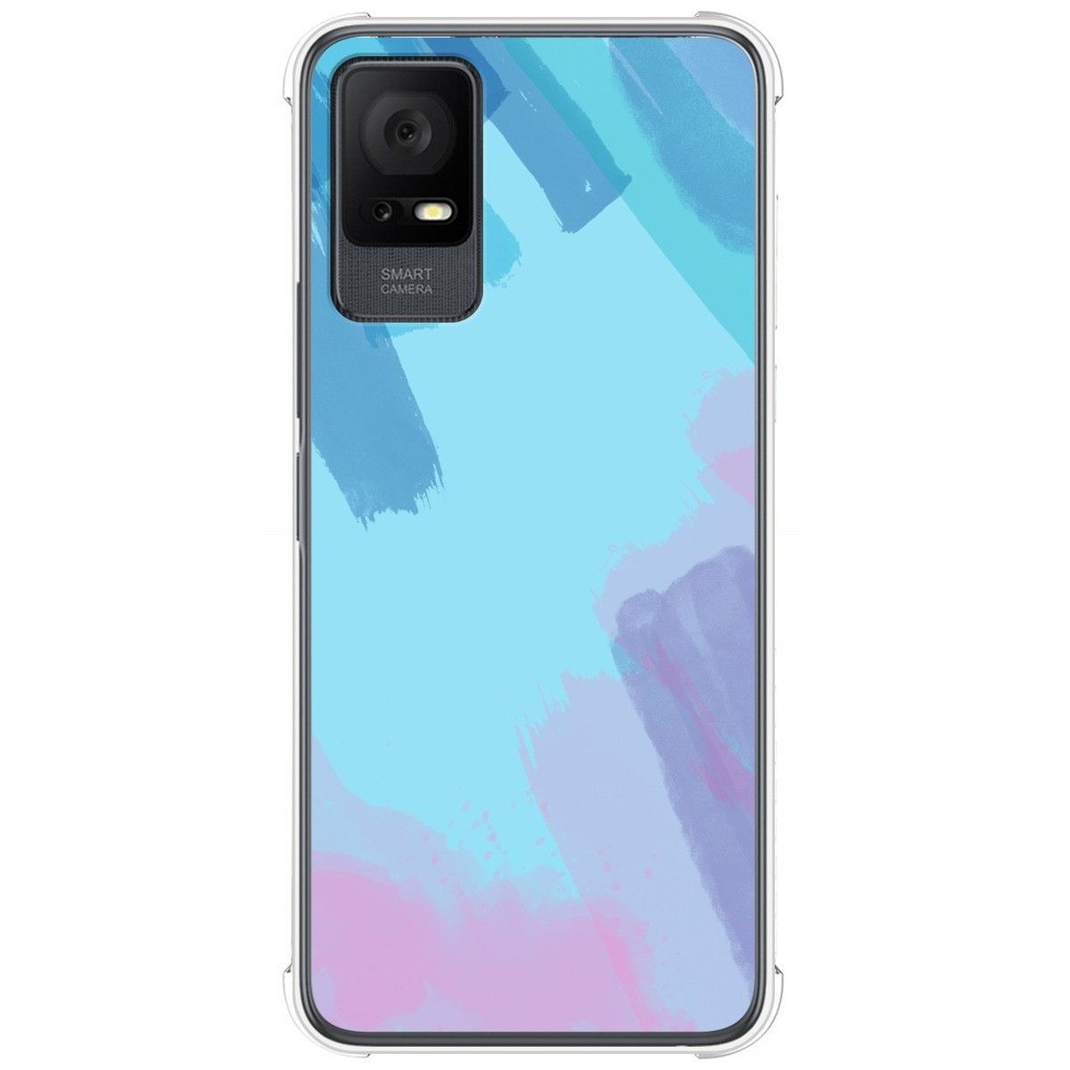 Funda Silicona Antigolpes para TCL 406 diseño Acuarela 10 Dibujos