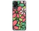 Funda Silicona Antigolpes para TCL 406 diseño Flores 02 Dibujos