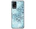 Funda Silicona Antigolpes para TCL 406 diseño Flores 03 Dibujos