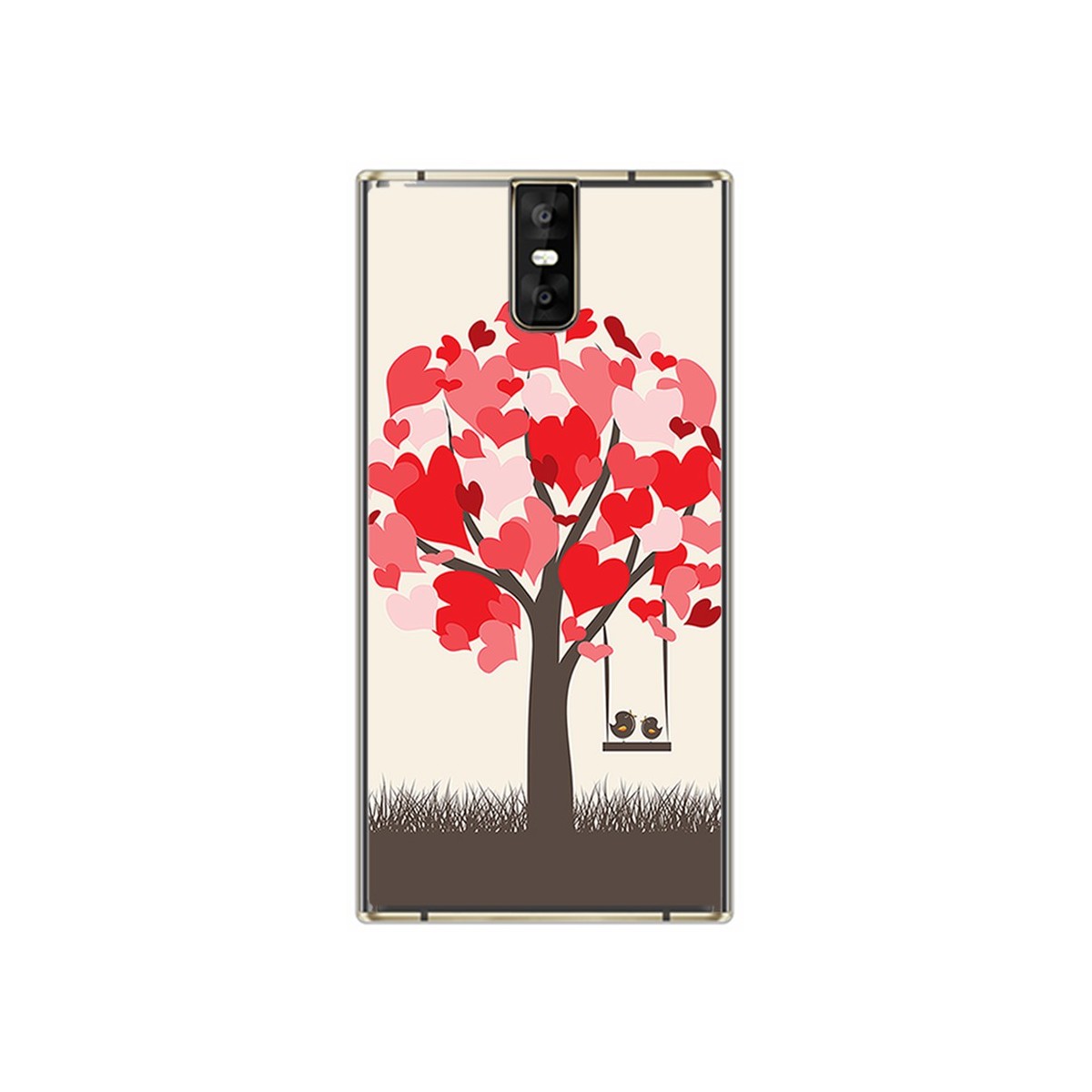 Funda Gel Tpu para Oukitel K3 Diseño Pajaritos Dibujos