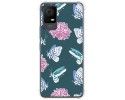 Funda Silicona Antigolpes para TCL 406 diseño Flores 10 Dibujos
