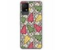 Funda Silicona Antigolpes para TCL 406 diseño Flores 11 Dibujos