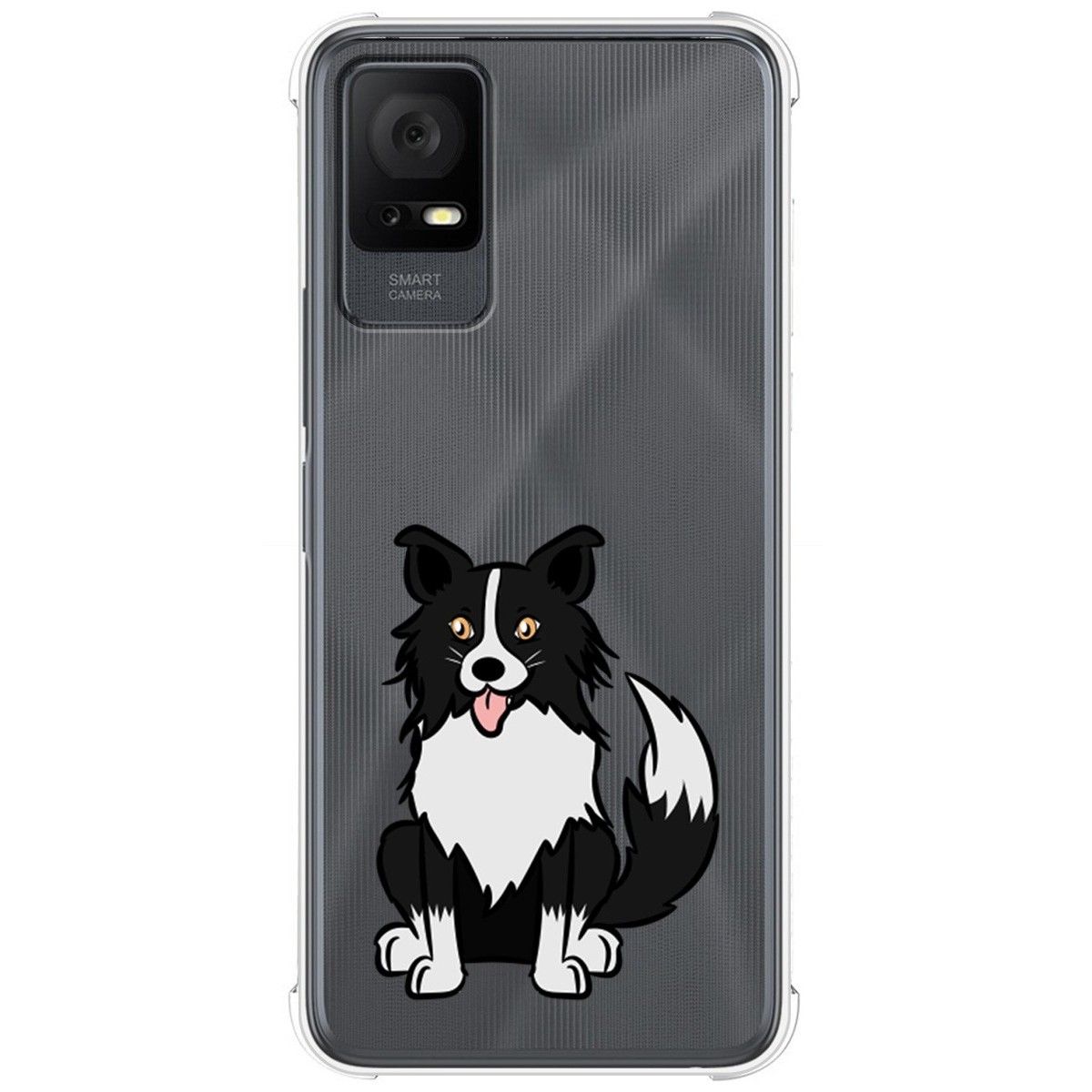 Funda Silicona Antigolpes para TCL 406 diseño Perros 01 Dibujos