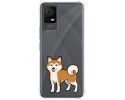 Funda Silicona Antigolpes para TCL 406 diseño Perros 02 Dibujos