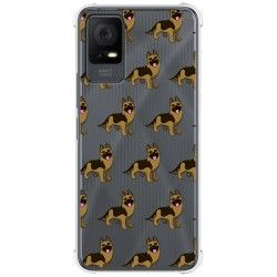 Funda Silicona Antigolpes para TCL 406 diseño Perros 09 Dibujos
