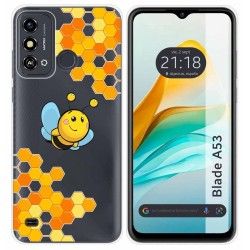 Funda Silicona para Zte Blade A53 diseño Abeja Dibujos