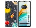 Funda Silicona para Zte Blade A53 diseño Espacio Dibujos