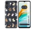 Funda Silicona para Zte Blade A53 diseño Perros Dibujos
