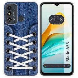 Funda Silicona para Zte Blade A53 diseño Zapatillas 01 Dibujos