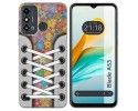 Funda Silicona para Zte Blade A53 diseño Zapatillas 05 Dibujos