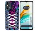 Funda Silicona para Zte Blade A53 diseño Zapatillas 07 Dibujos