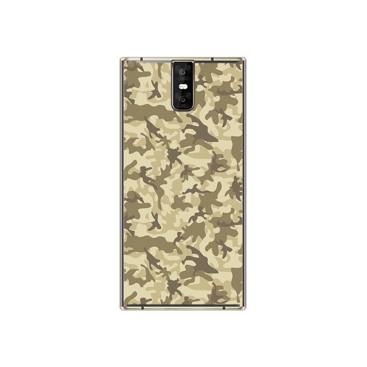 Funda Gel Tpu para Oukitel K3 Diseño Sand Camuflaje Dibujos