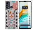 Funda Silicona para Zte Blade A53 diseño Zapatillas 09 Dibujos