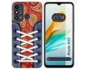 Funda Silicona para Zte Blade A53 diseño Zapatillas 10 Dibujos