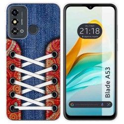 Funda Silicona para Zte Blade A53 diseño Zapatillas 11 Dibujos