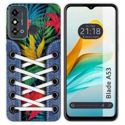 Funda Silicona para Zte Blade A53 diseño Zapatillas 12 Dibujos