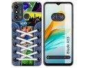 Funda Silicona para Zte Blade A53 diseño Zapatillas 14 Dibujos