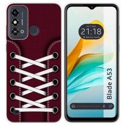 Funda Silicona para Zte Blade A53 diseño Zapatillas 17 Dibujos