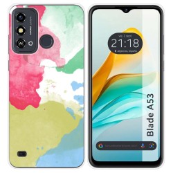 Funda Silicona para Zte Blade A53 diseño Acuarela 02 Dibujos