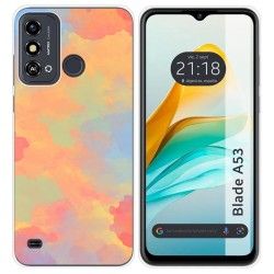 Funda Silicona para Zte Blade A53 diseño Acuarela 08 Dibujos
