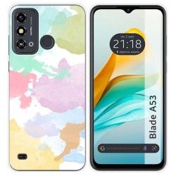 Funda Silicona para Zte Blade A53 diseño Acuarela 11 Dibujos
